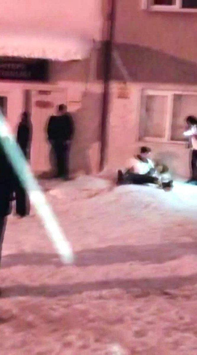 Karabüklülerin kar eğlencesi