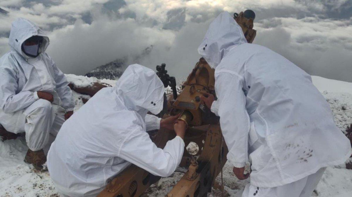 Eksi 39 derecede, 7 metre karda vatan görevi