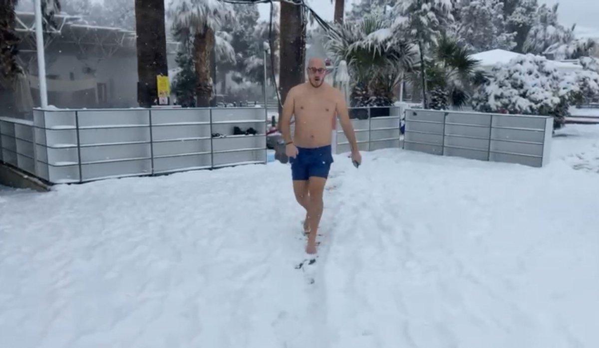 Turistlerin Pamukkale keyfi