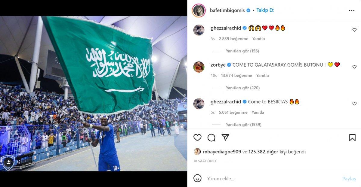 Ghezzal'dan Gomis'e mesaj: Come to Beşiktaş