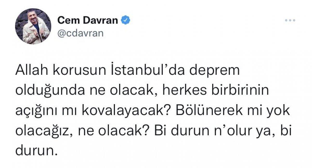 Cem Davran, İBB'nin kar krizinde birlik çağrısı yaptı