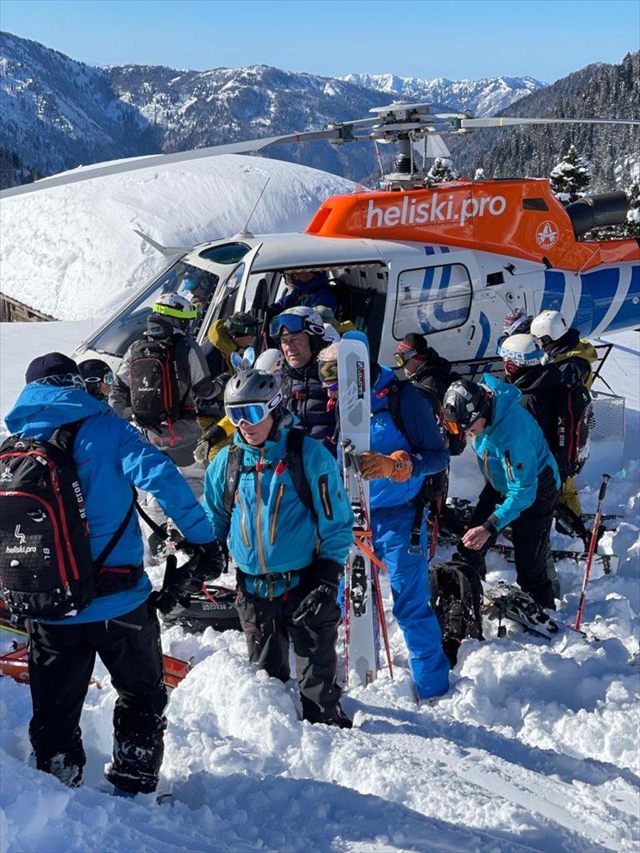 Kaçkar Dağları'nda heliski heyecanı başladı