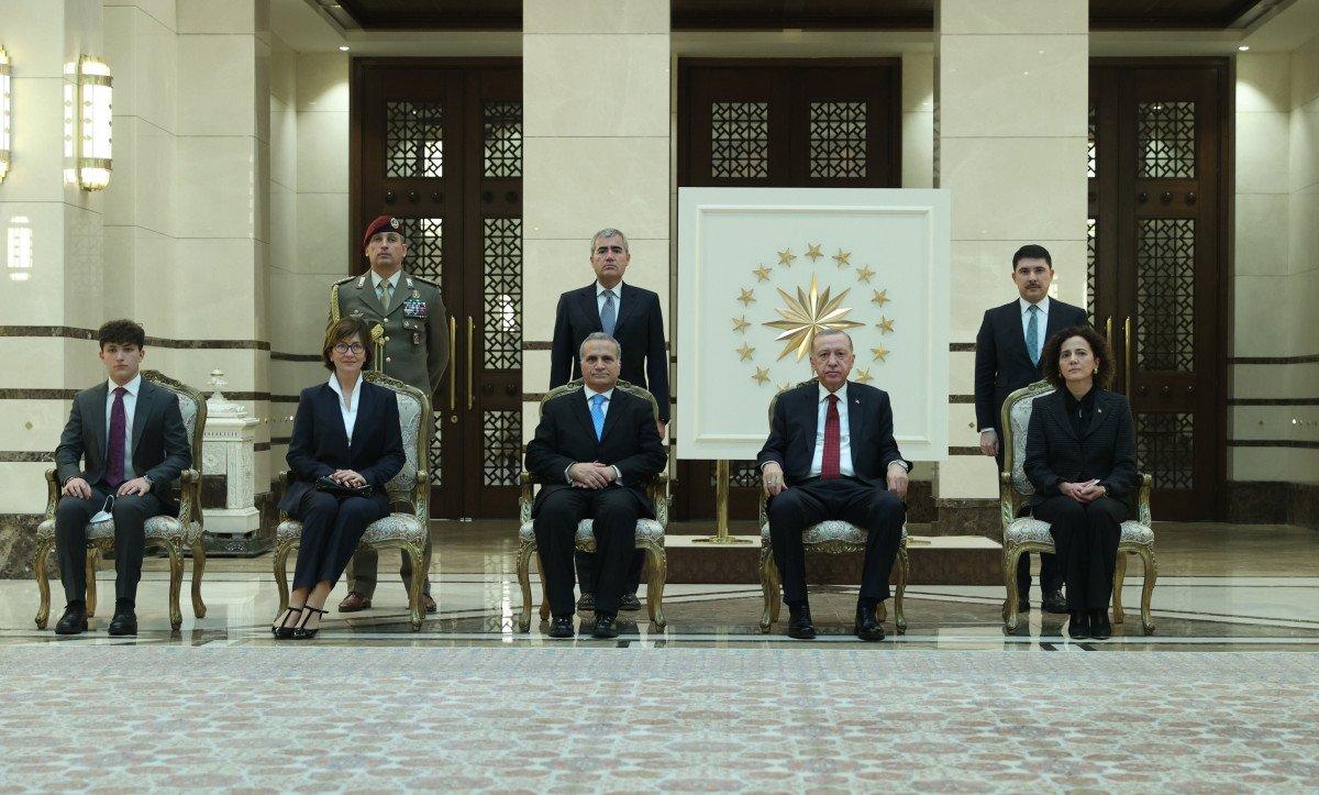 Cumhurbaşkanı Erdoğan, İtalya Büyükelçisi'nin 'güven mektubu'nu kabul etti