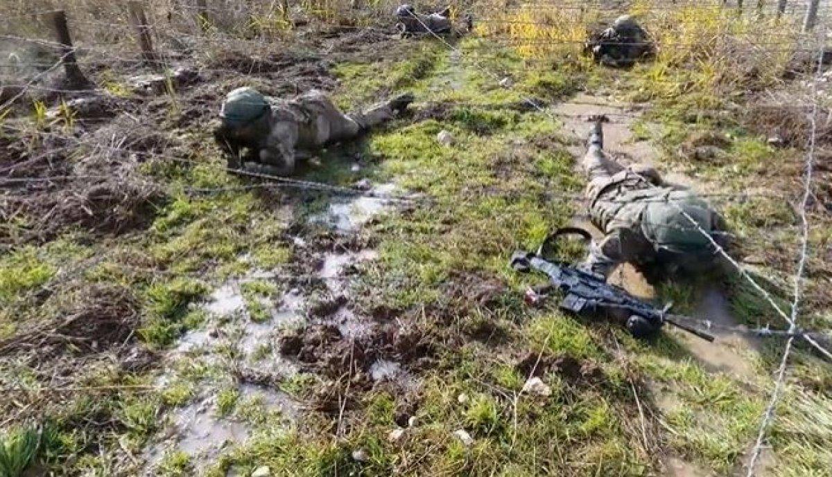 Komandoların eğitim görüntüleri