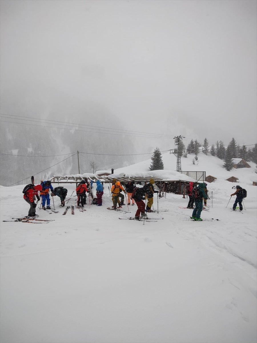 Kaçkar Dağları'nda heliski heyecanı başladı