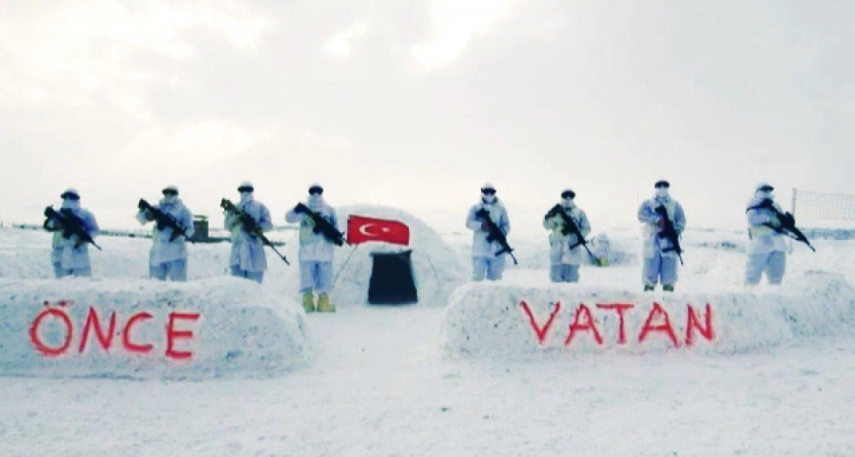 Muş'ta görevli jandarmanın vatan nöbeti