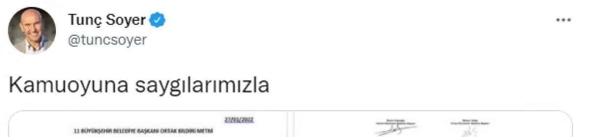 CHP'li 11 büyükşehir belediyesinden ortak bildiri