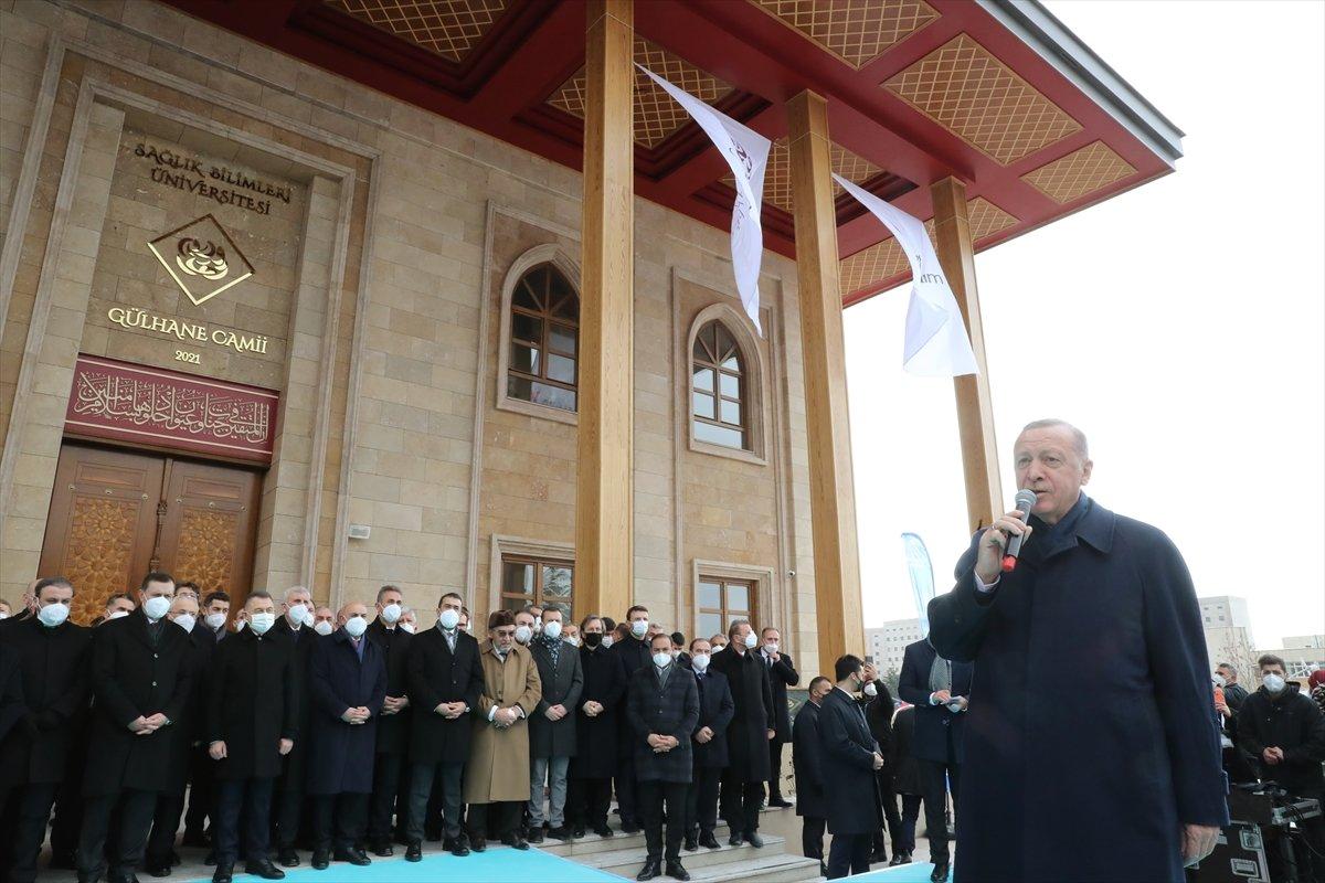 Cumhurbaşkanı Erdoğan'ın Gülhane Camii açılışı konuşması