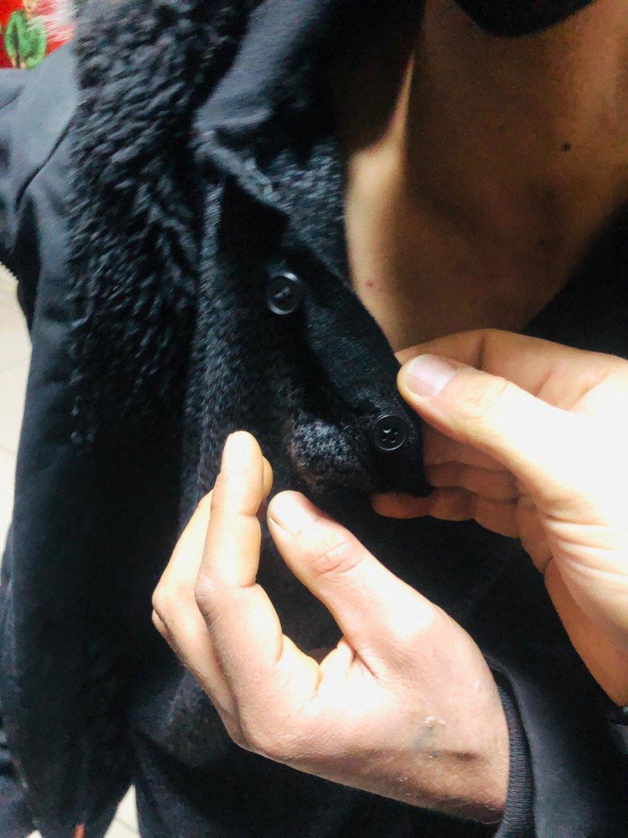 Hatay'da sınava girerken yakasındaki kamerayla yakalandı