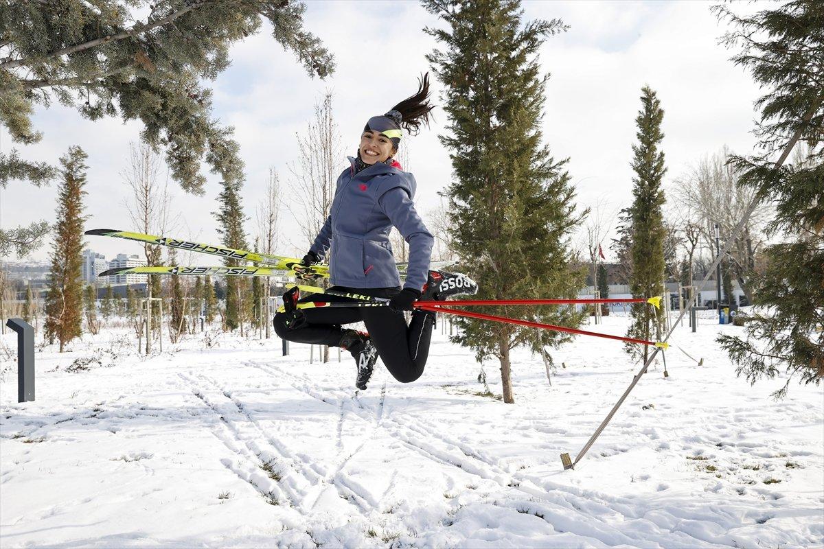 Başkent Millet Bahçesi, kış sporu tutkunlarının uğrak noktası oldu
