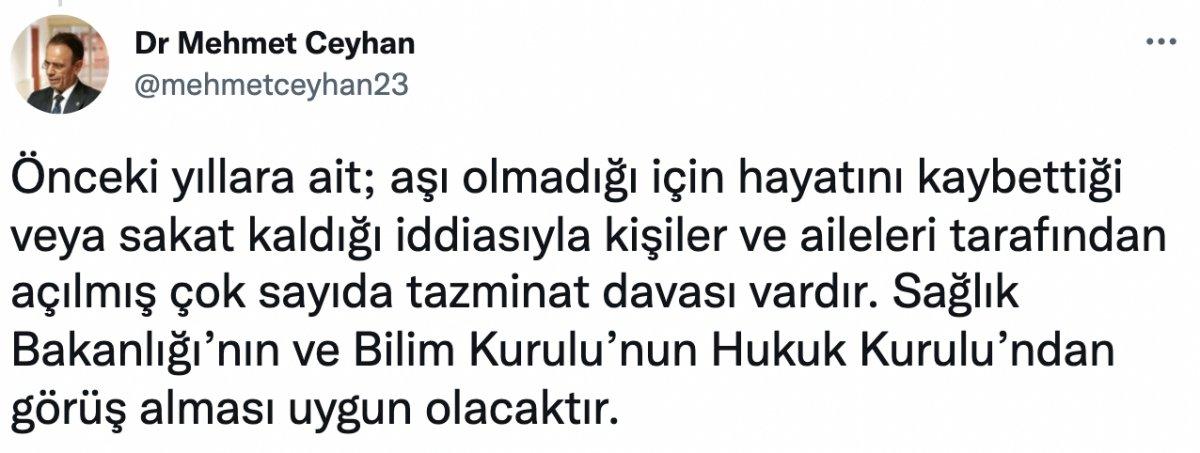Epidemiyolog Mehmet Ceyhan'dan Bakan Koca'nın açıklamalarına tepki