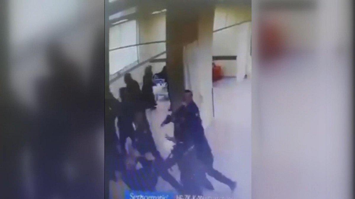 Konya’da, 4 hemşirenin darbedilme anları kamerada