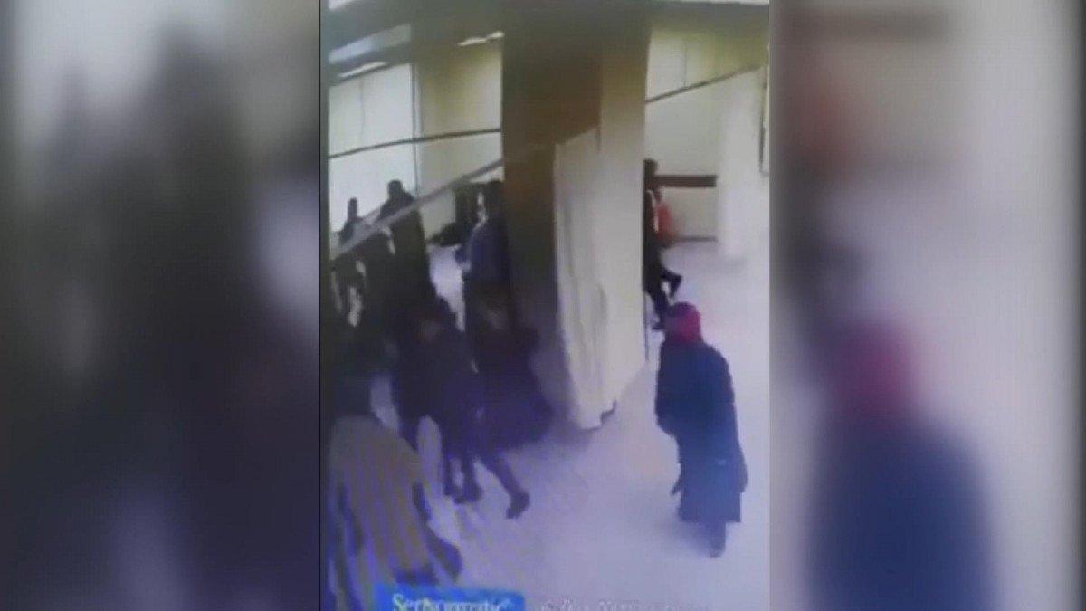 Konya’da, 4 hemşirenin darbedilme anları kamerada