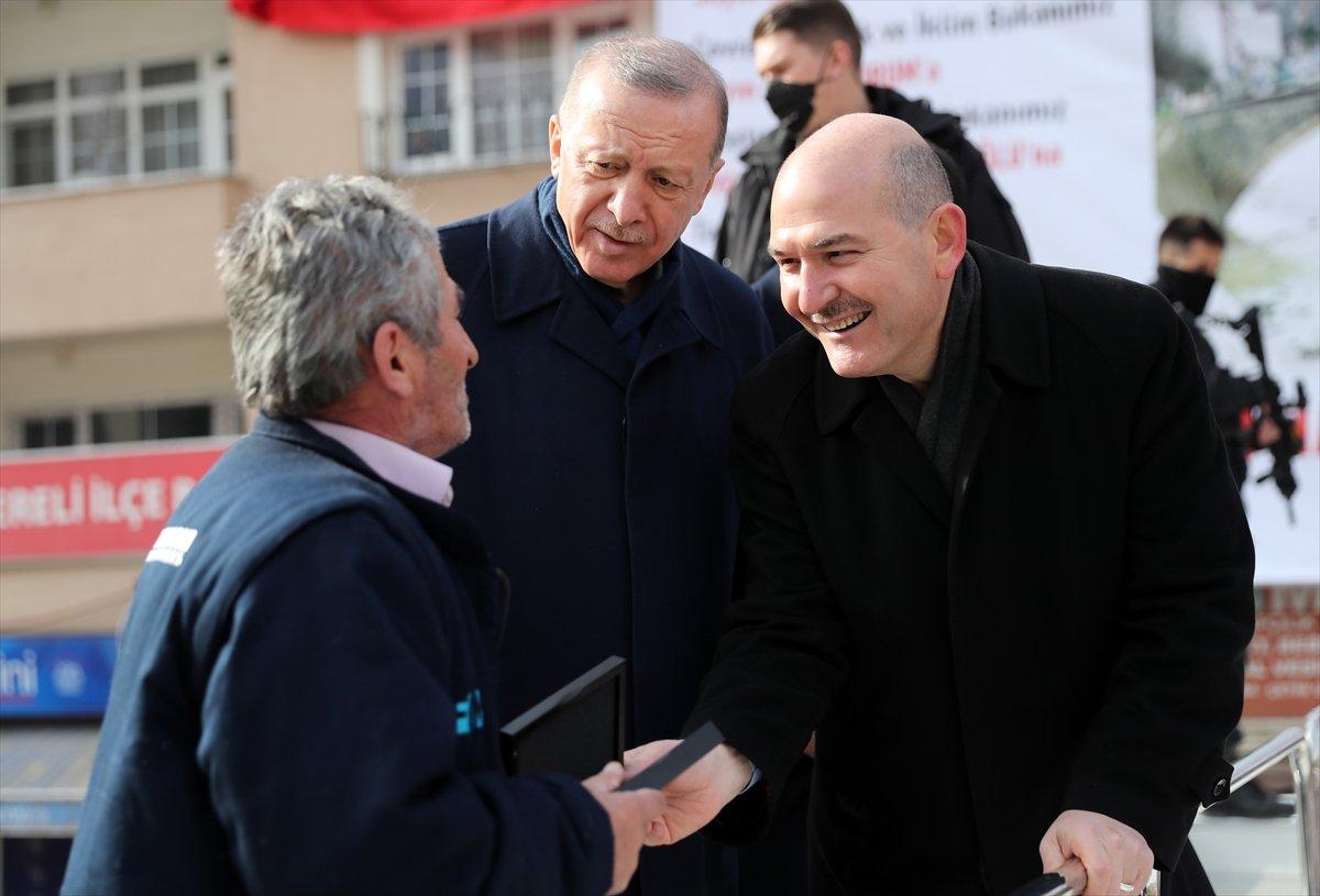 Cumhurbaşkanı Erdoğan'ın, Giresun'da afet konutları teslim töreni konuşması