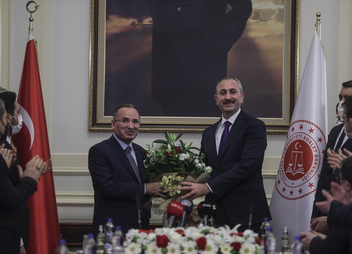 Adalet Bakanlığı'nda devir teslim töreni gerçekleşti