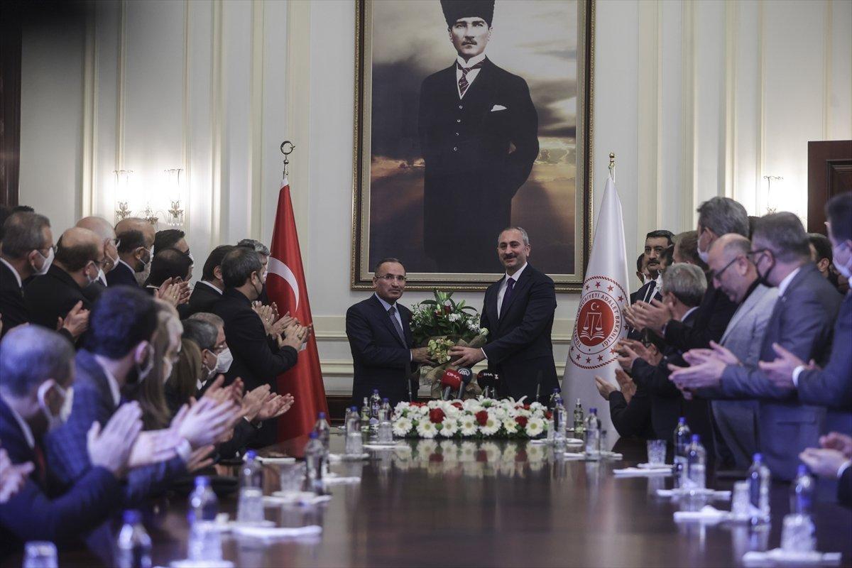 Adalet Bakanlığı'nda devir teslim töreni gerçekleşti