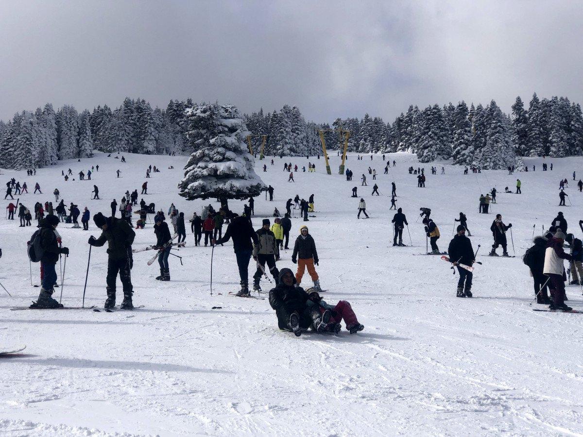 Uludağ'a ziyaretçi akını