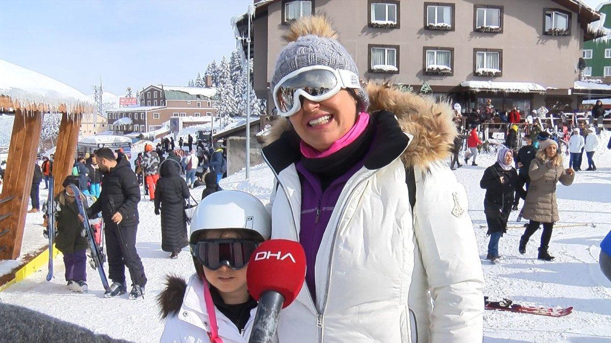 Uludağ'a ziyaretçi akını