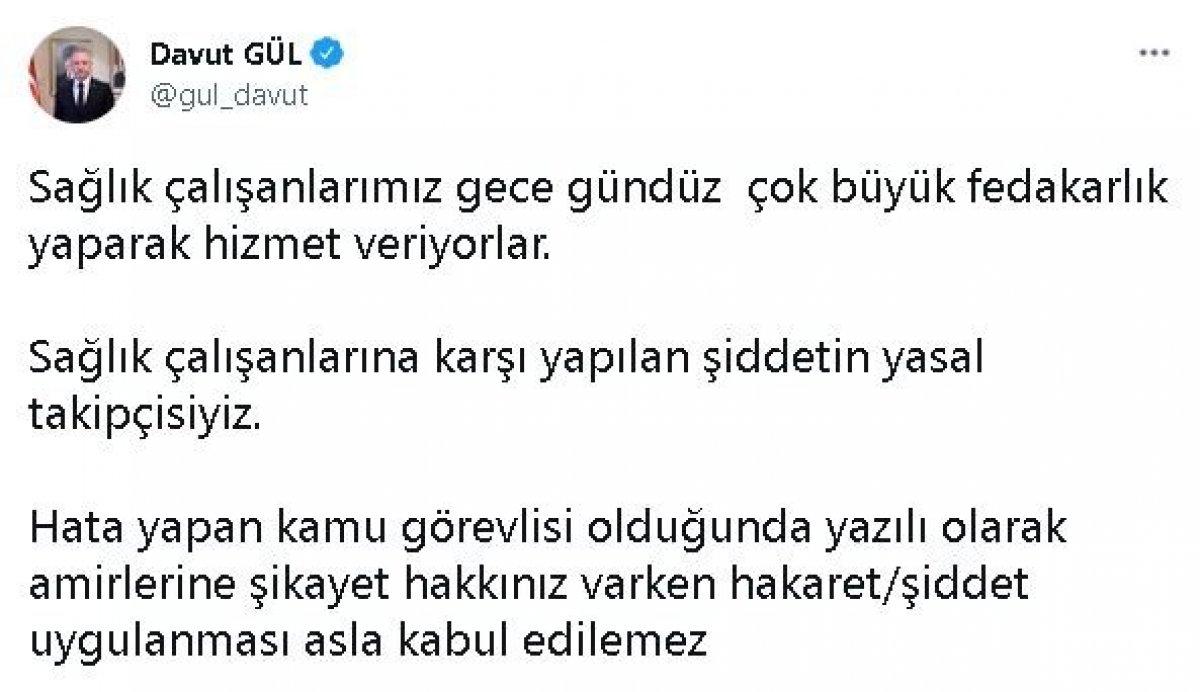 Gaziantep’te ambulans gecikti diye güvenlik görevlilerini darbettiler