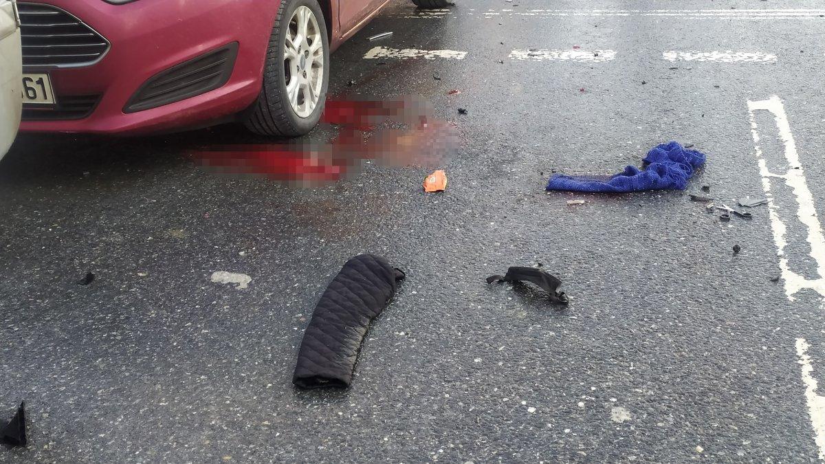 Küçükçekmece’de sürücü kursu eğitmenine otomobil çarptı