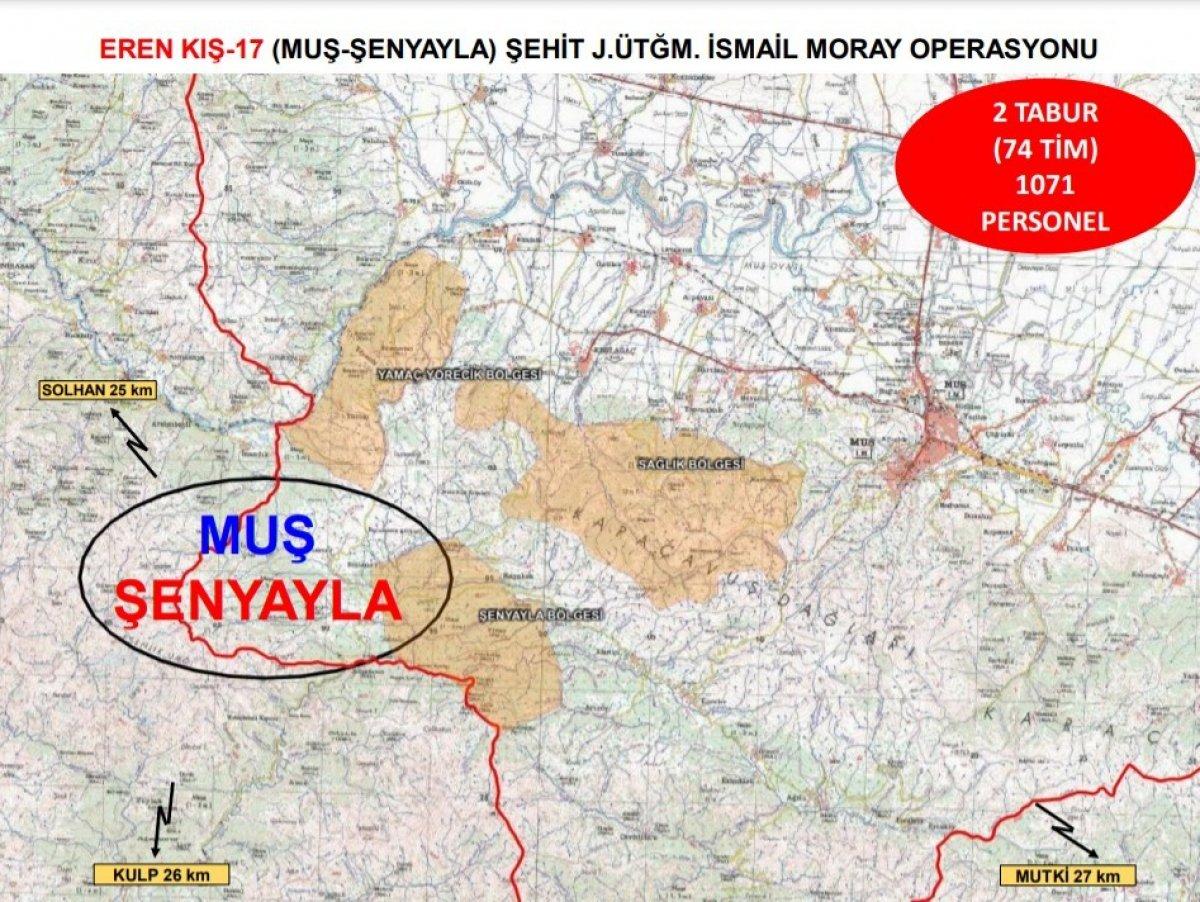 Muş'ta Eren Kış-17 Operasyonu başlatıldı