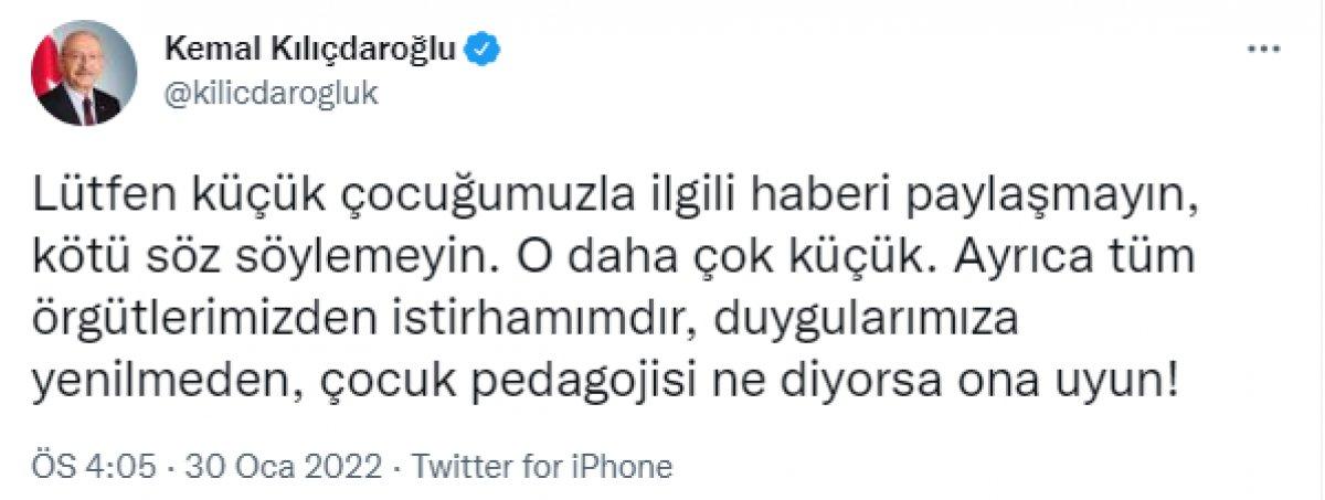 Kılıçdaroğlu ve İmamoğlu'ndan Trabzonlu çocuk hakkında açıklama