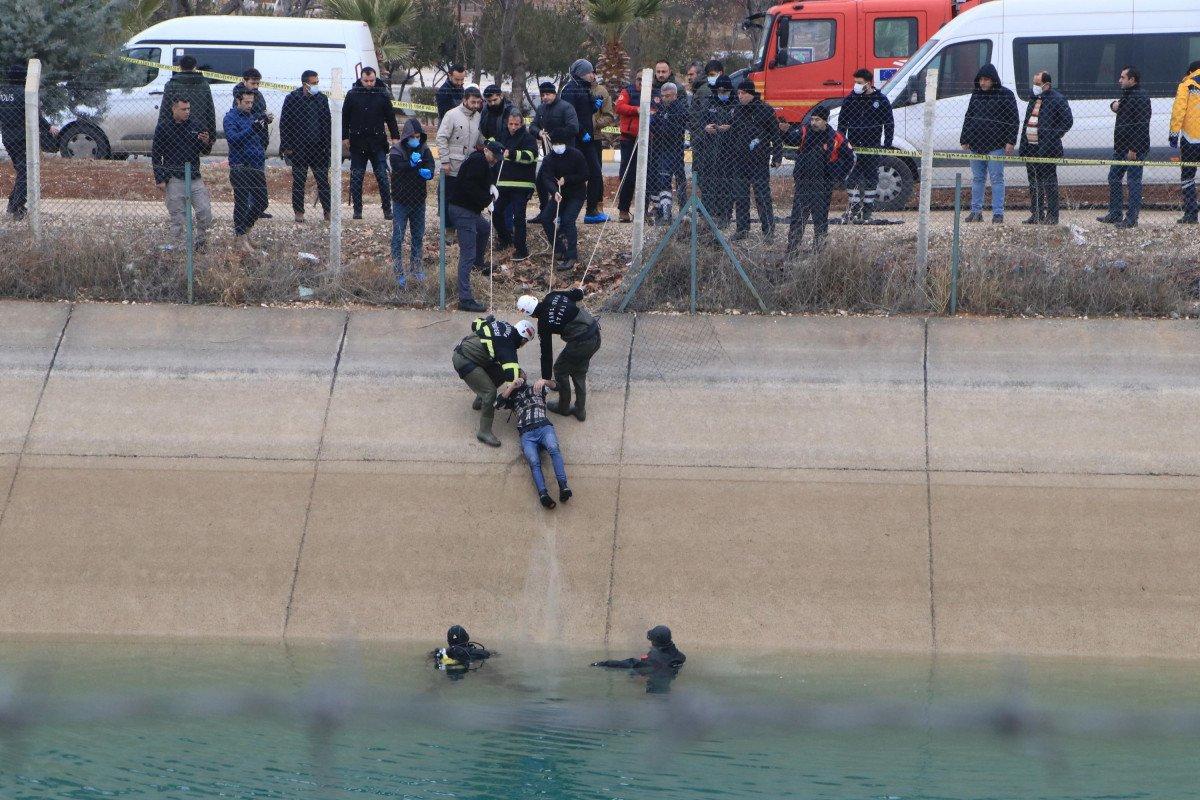 Şanlıurfa’da kanala atlayan hırsız boğuldu