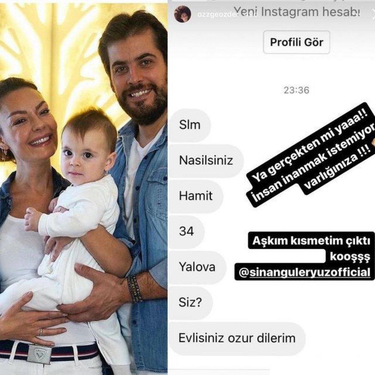 Özge Özder, taciz mesajını ifşa etti