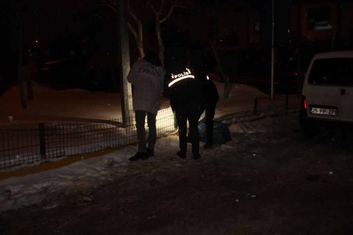 Erzurum'da karısına sinirlenen adamdan şaşırtan tepki