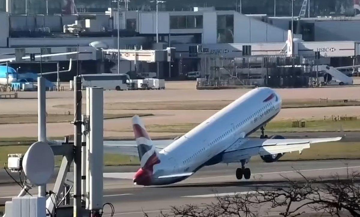 British Airways uçağı, inişte kuyruk sürttü