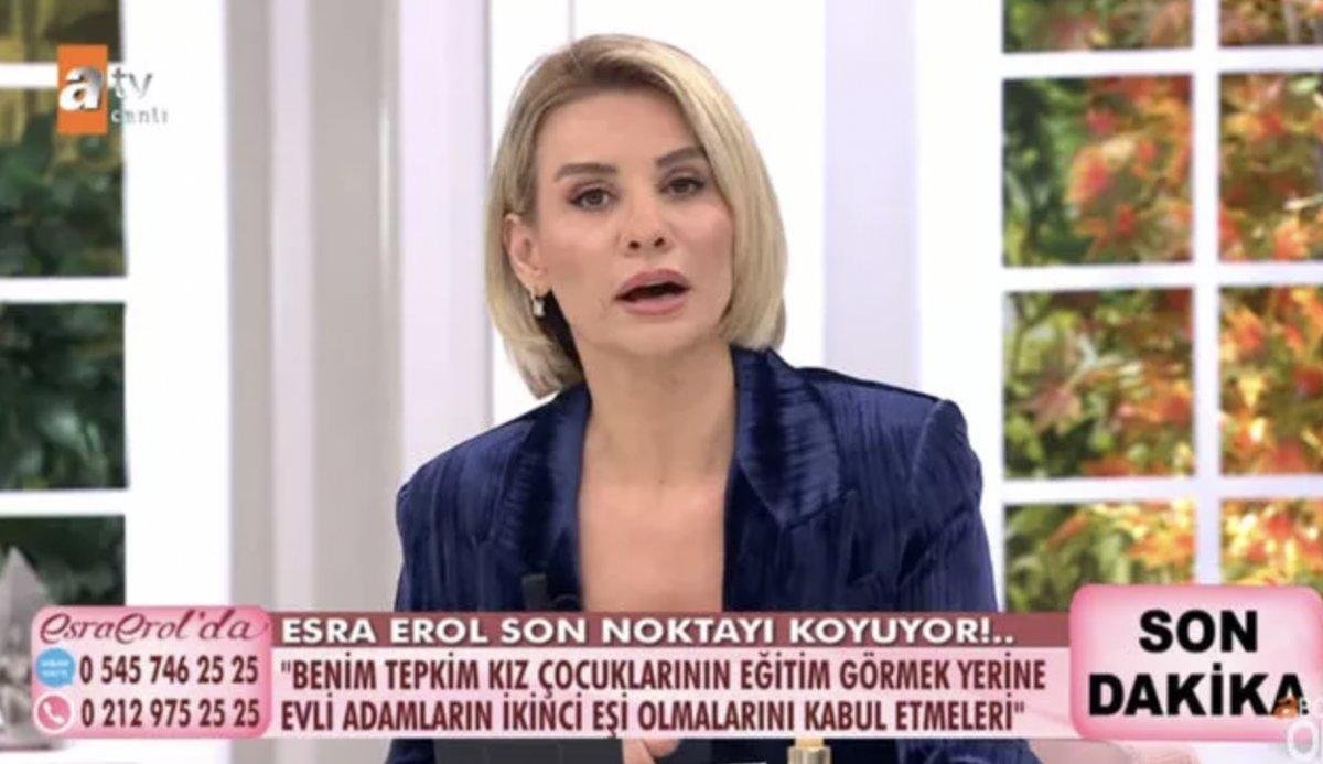 Esra Erol'dan tepkilere yanıt: Yayılmış bir görüntüyle beni yargılamayın