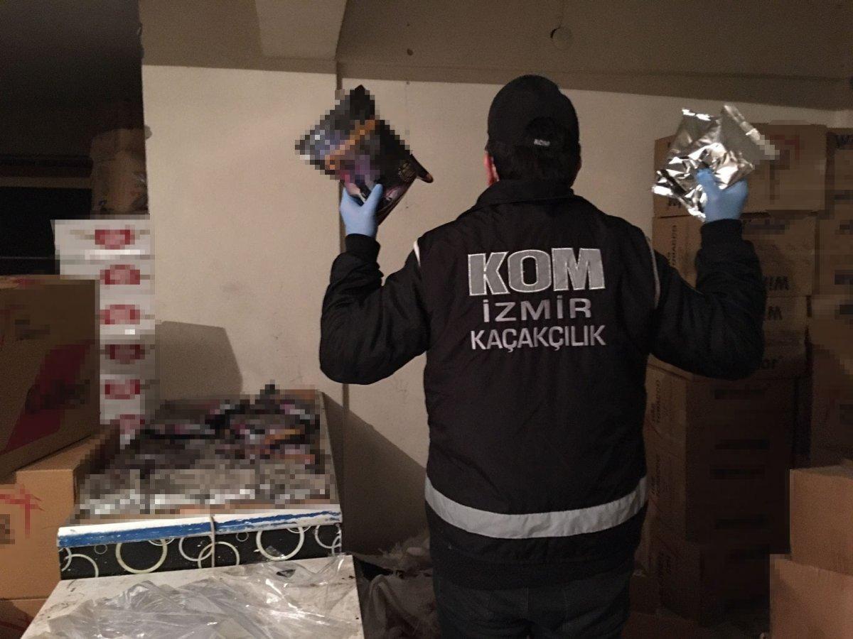 İzmir'de tarihi kaçakçılık operasyonu