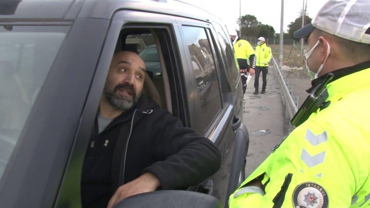 Ataşehir’de polisi görünce kaçmaya çalıştı