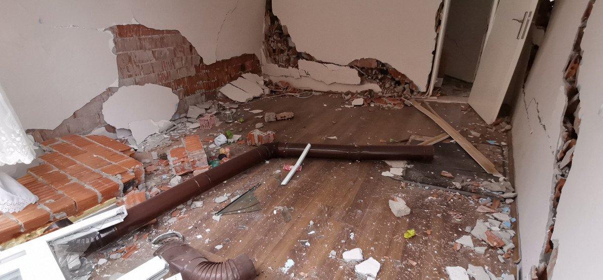 Ordu’da heyelan sonrası kayan mahalle korkutuyor