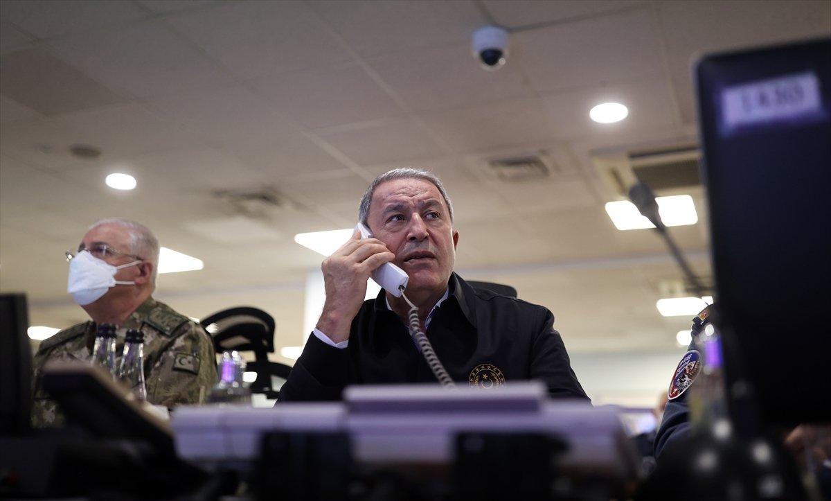 Hulusi Akar: Kış Kartalı Harekatı ile teröristlerin inleri başlarına yıkıldı