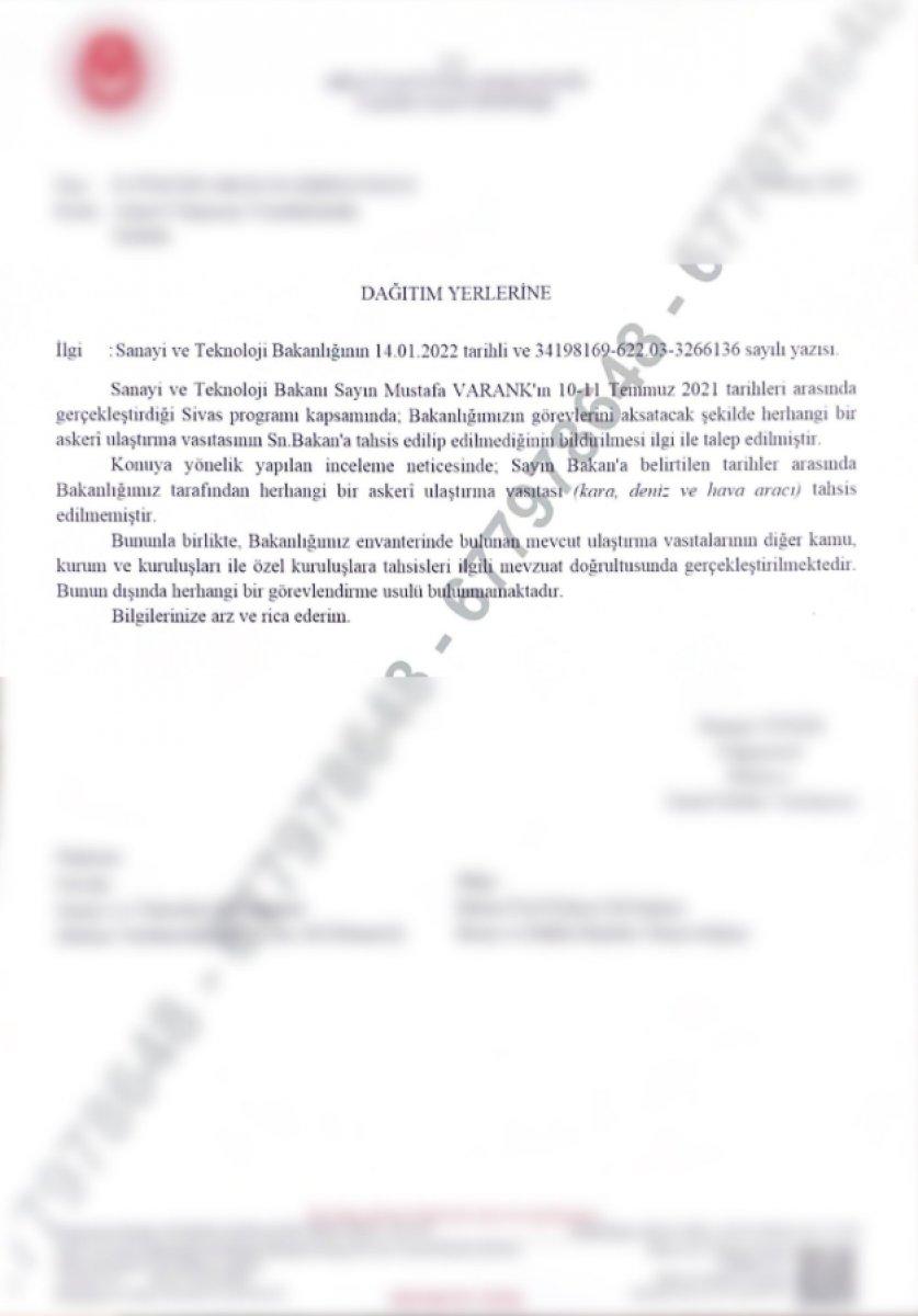 Sanayi ve Teknoloji Bakanı Mustafa Varank’tan, Deva Partisi'nin TBMM’ye sorduğu soruya, belgeli açıklama