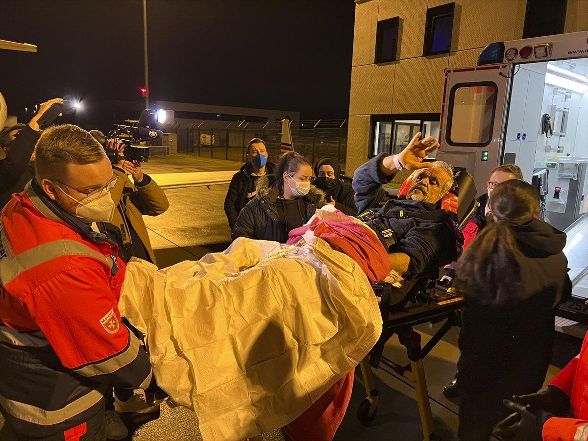 Almanya'da yeterli sağlık hizmeti alamayan Türk hasta Ahmet Demiray, Türkiye'ye getirildi