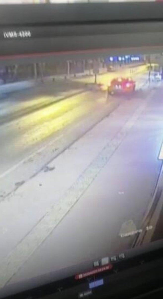 Samsun'da Atatürk heykeline saldırı anı