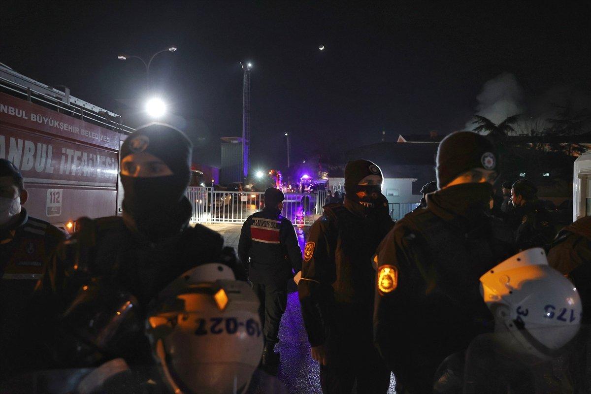 Ümraniye Cezaevi'nde yangın çıktı