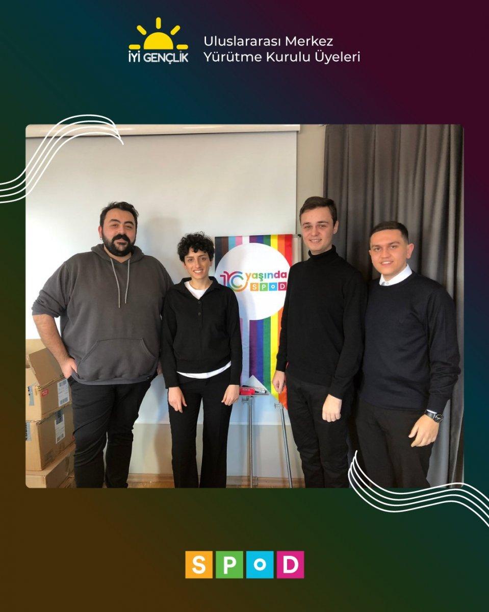 İyi Parti, LGBTİ derneğini ziyaret etti