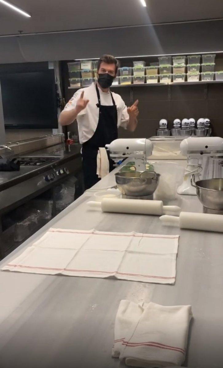 Kıvanç Tatlıtuğ tatlı yaptı