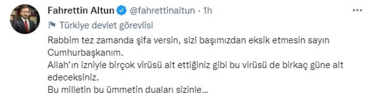 Siyaset dünyasından Cumhurbaşkanı Erdoğan'a geçmiş olsun mesajları