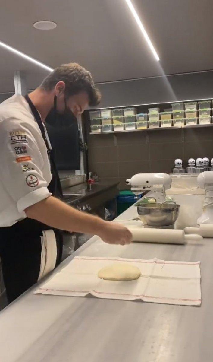 Kıvanç Tatlıtuğ tatlı yaptı