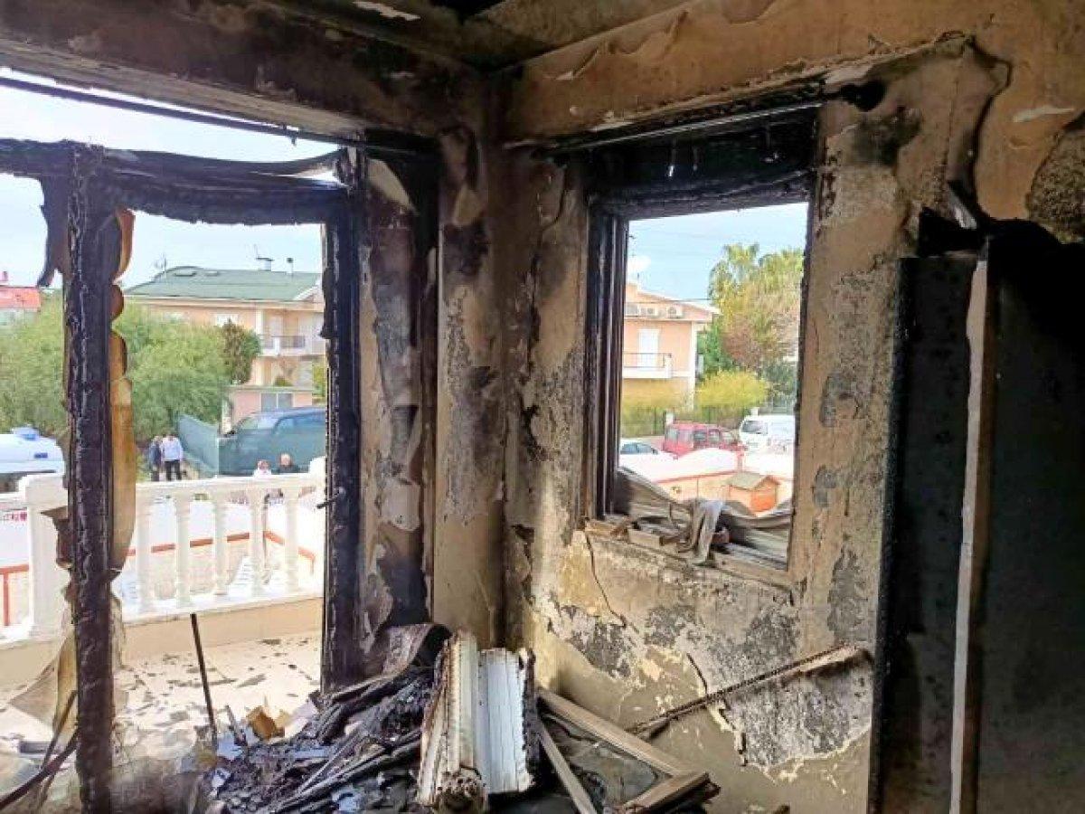 Antalya’da bağımlı genç kendini zincirledi, yangında can verdi