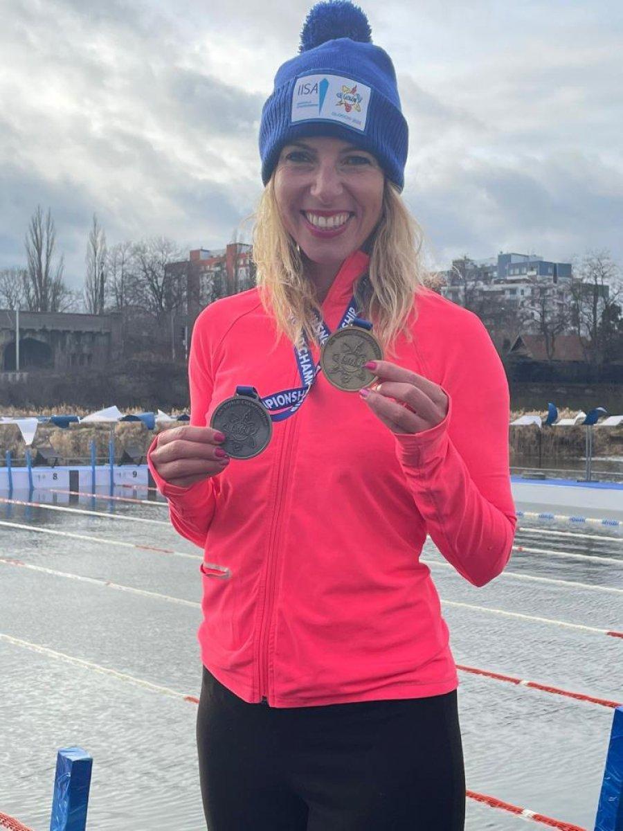 Deniz Kayadelen, soğuk su Dünya şampiyonu oldu