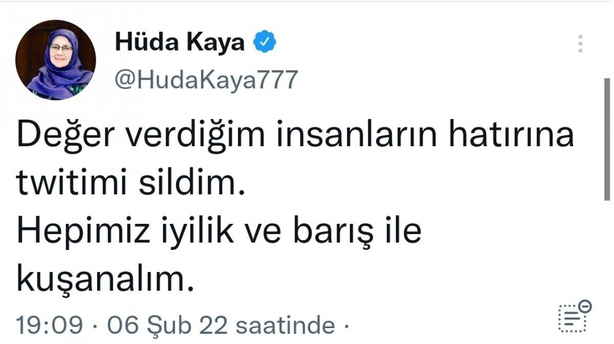 AK Parti Genel Başkan Yardımcısı Ömer Çelik'ten Hüda Kaya'ya tepki
