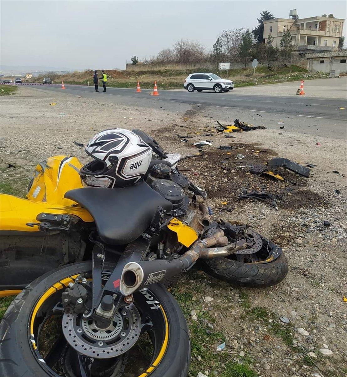 Gaziantep'te motosiklet sürücüsü traktörle çarpıştı: 1 ölü