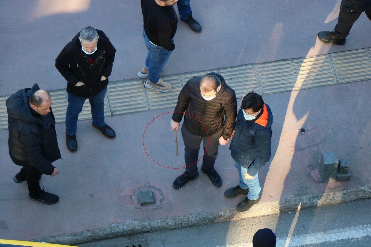 Samsun'da trafikte korna kavgası