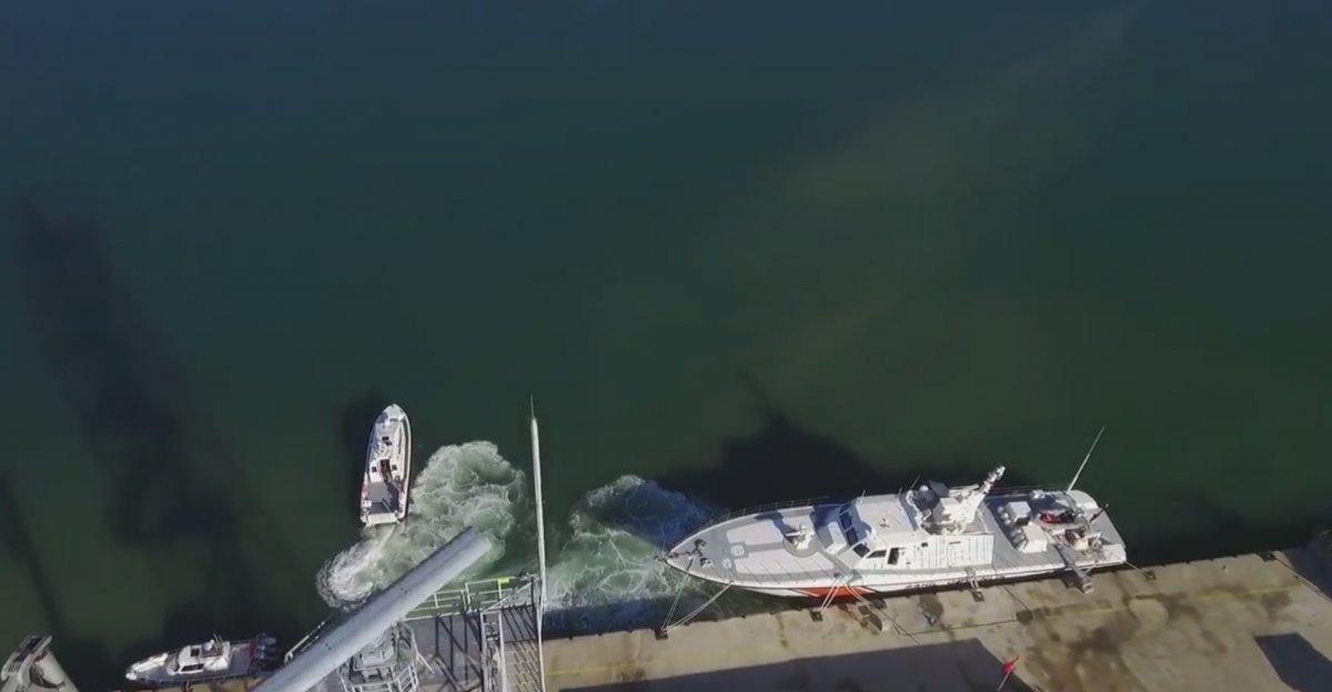 Yerli kontrol botu, Yunanistan deniz yan hududunda göreve başladı