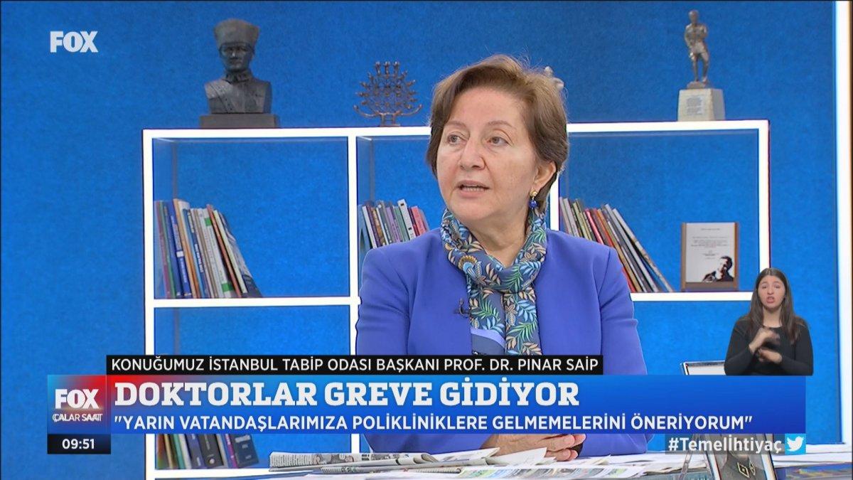 İstanbul Tabip Odası Başkanı Saip: Yarın polikliniklere gelmeyin